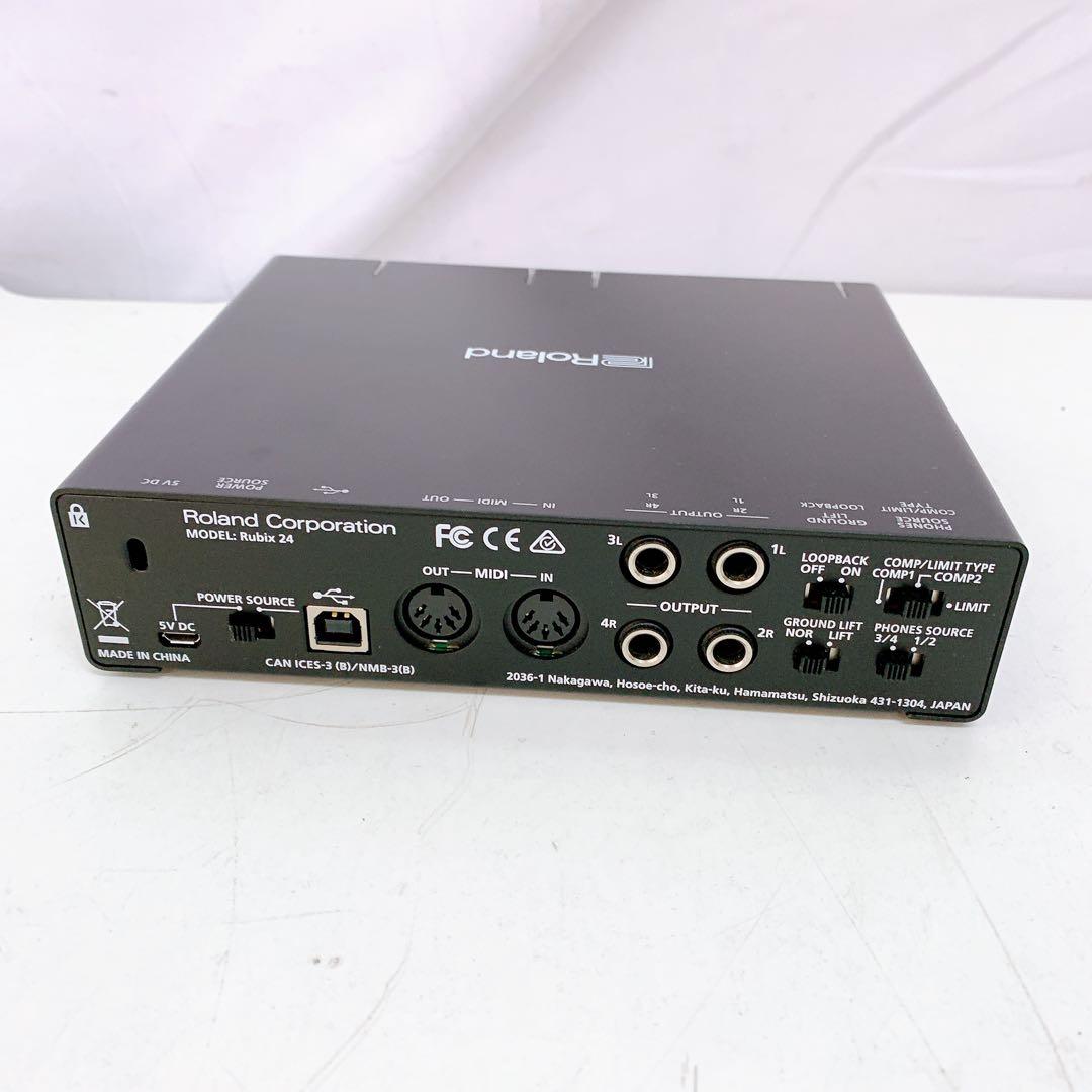 9ABM003 【箱あり】Rubix24 オーディオインターフェース 通電確認