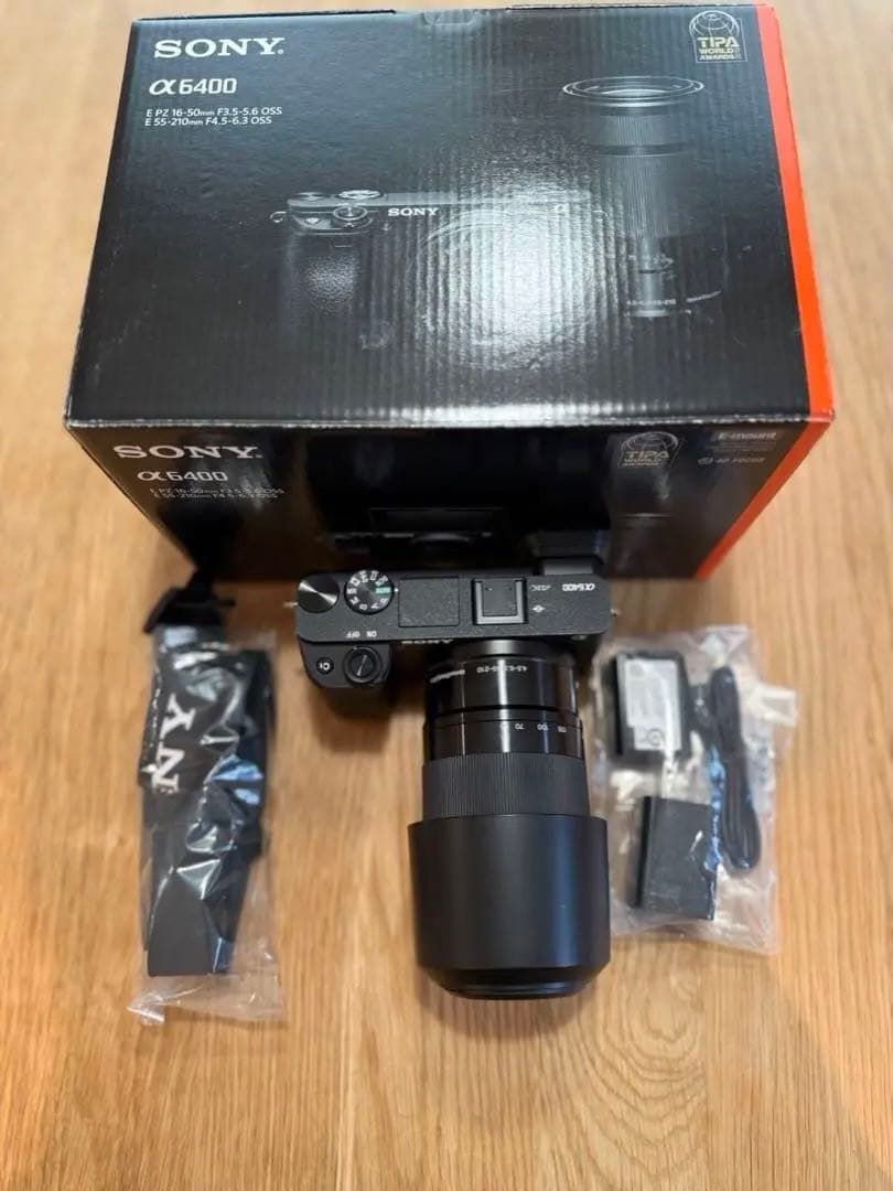 Sony α6400ミラーレスカメラE55-210mm