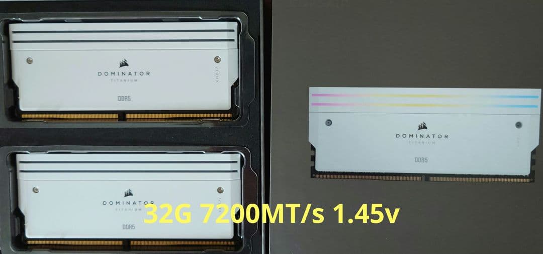 メモリー Corsair Dominator Titanium 32GB DDR5