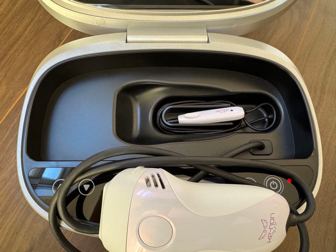 超美品 ver.6.2 ケノン 眉毛脱毛器付き 脱毛器 美顔器 パールホワイト