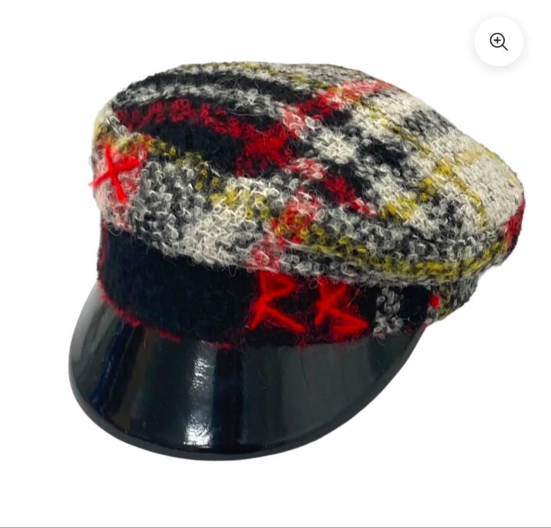 Ruslan baginskiy キャスケット キャップ 帽子 チェック