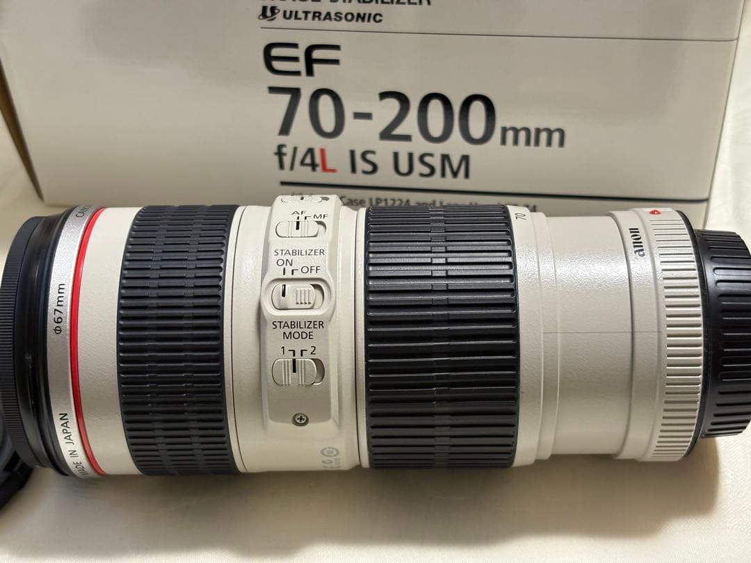 超美品Canon EF70-200f/4 L IS USM フィルター他一式付