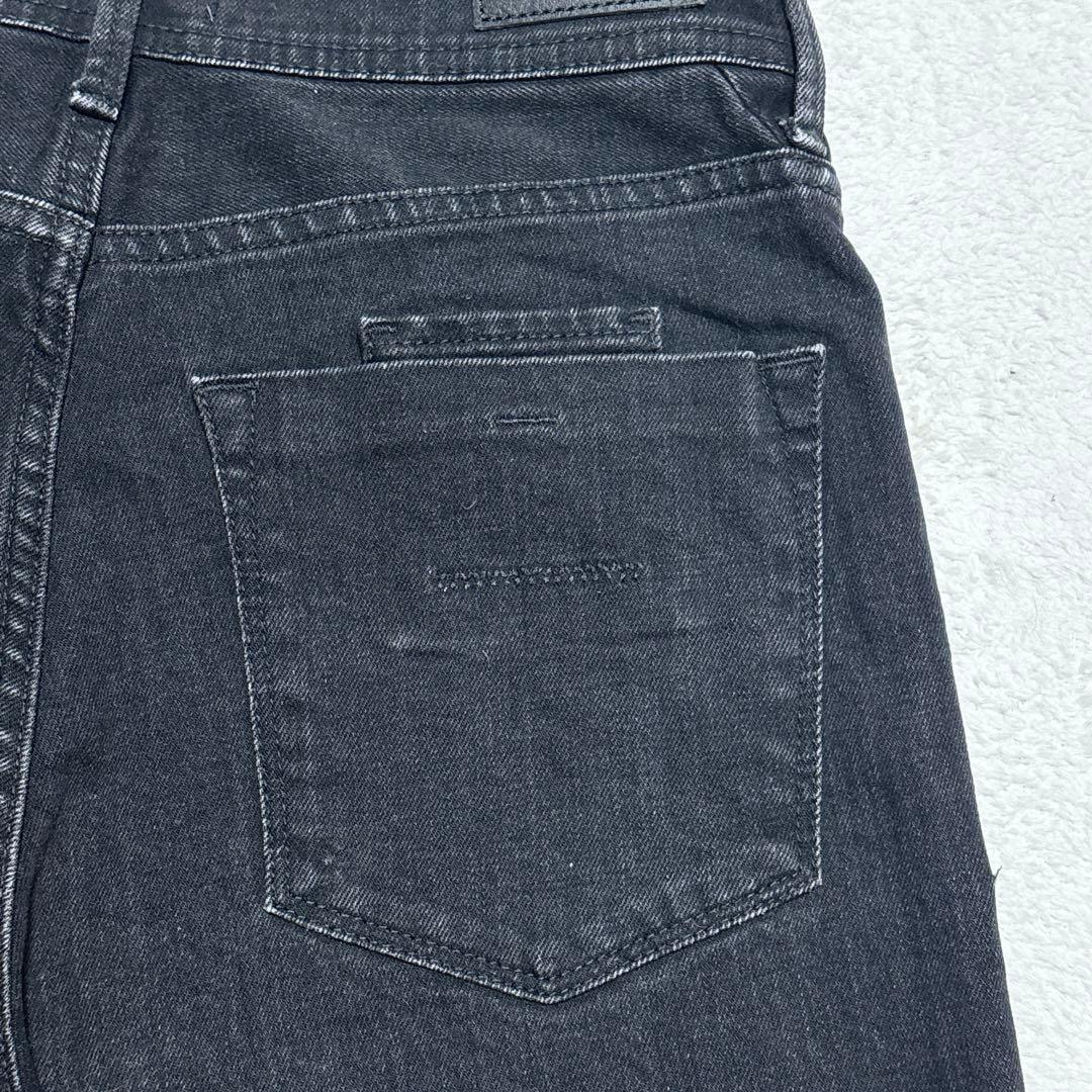 【美品】YANUK ボーイズストレート Lea レア ブラック デニム 26