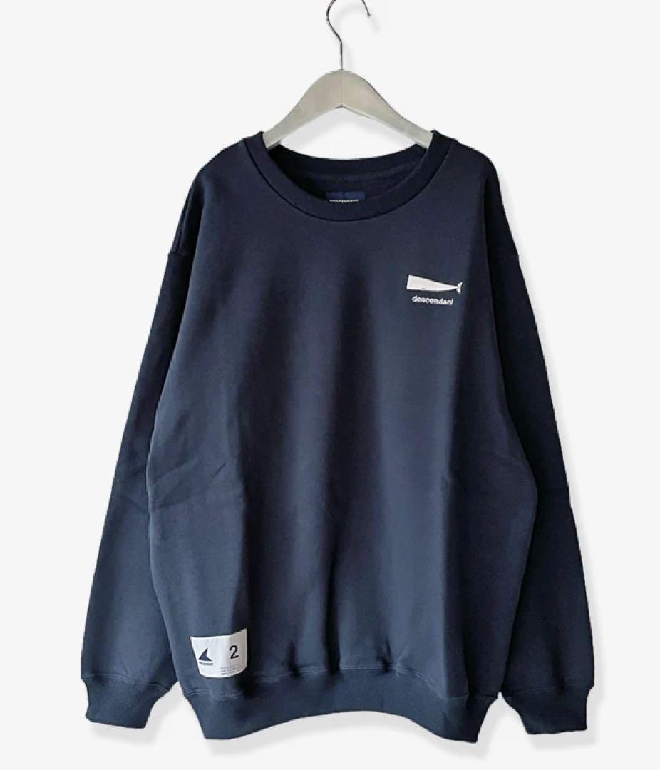 トップス DESCENDANT CACHALOT CREW NECK (NAVY)