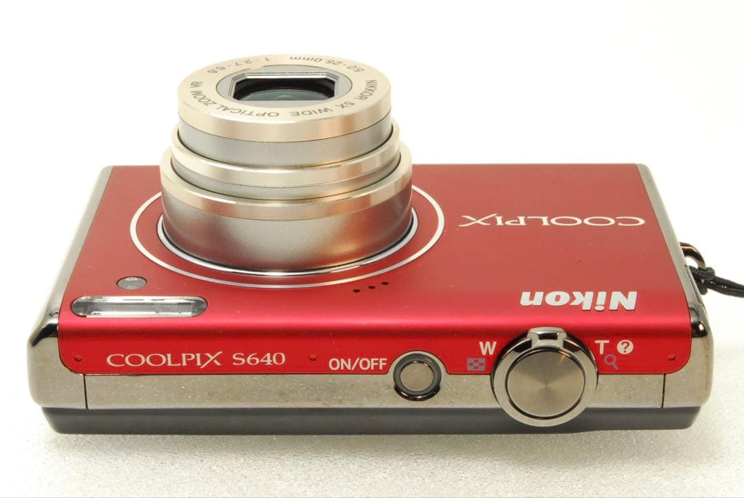 Nikon COOLPIX S640 ❤️スマホ転送 動作確認済 レッド コンデジ