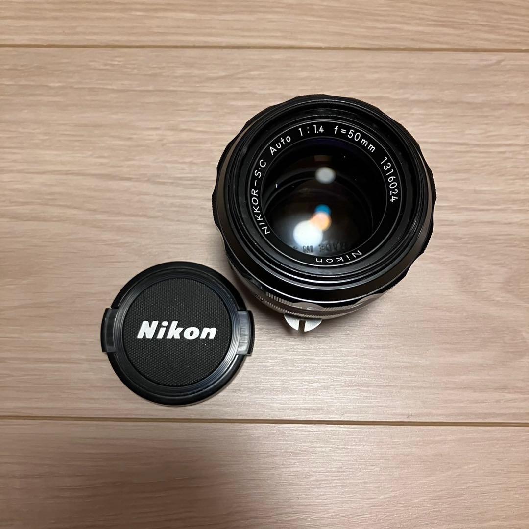 NIKKOR-S.C Auto 50mm F1.4 単焦点非Aiオールドレンズ