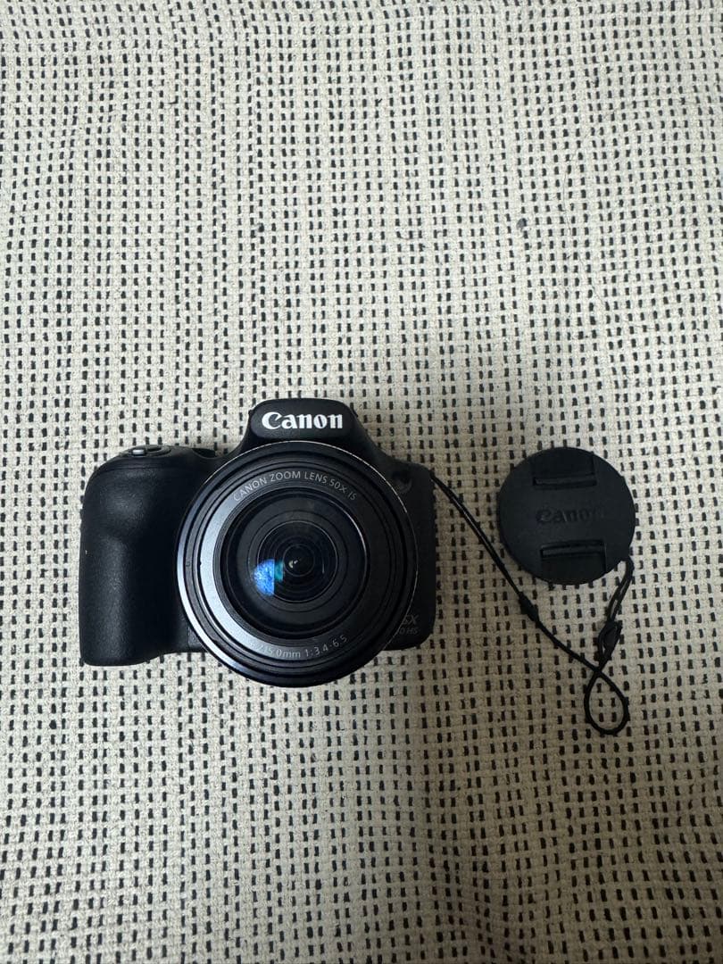 Canon コンパクトデジタルカメラ ブラック レンズキャップ付き