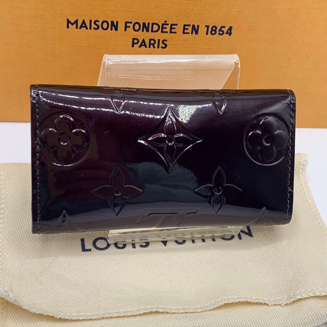 【美品】ルイヴィトン　ヴェルニ　ミュルティクレ4　キーケース　M93517