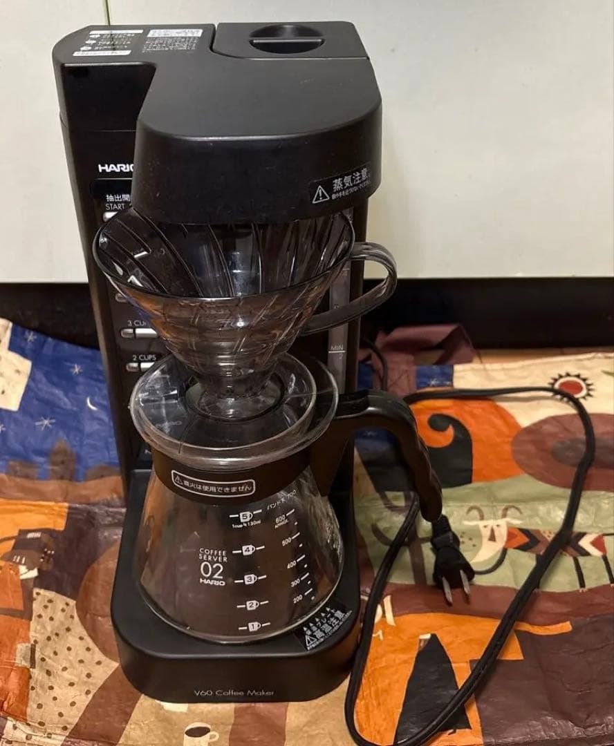美品　HARIO V60 コーヒーメーカー ブラック　5杯分