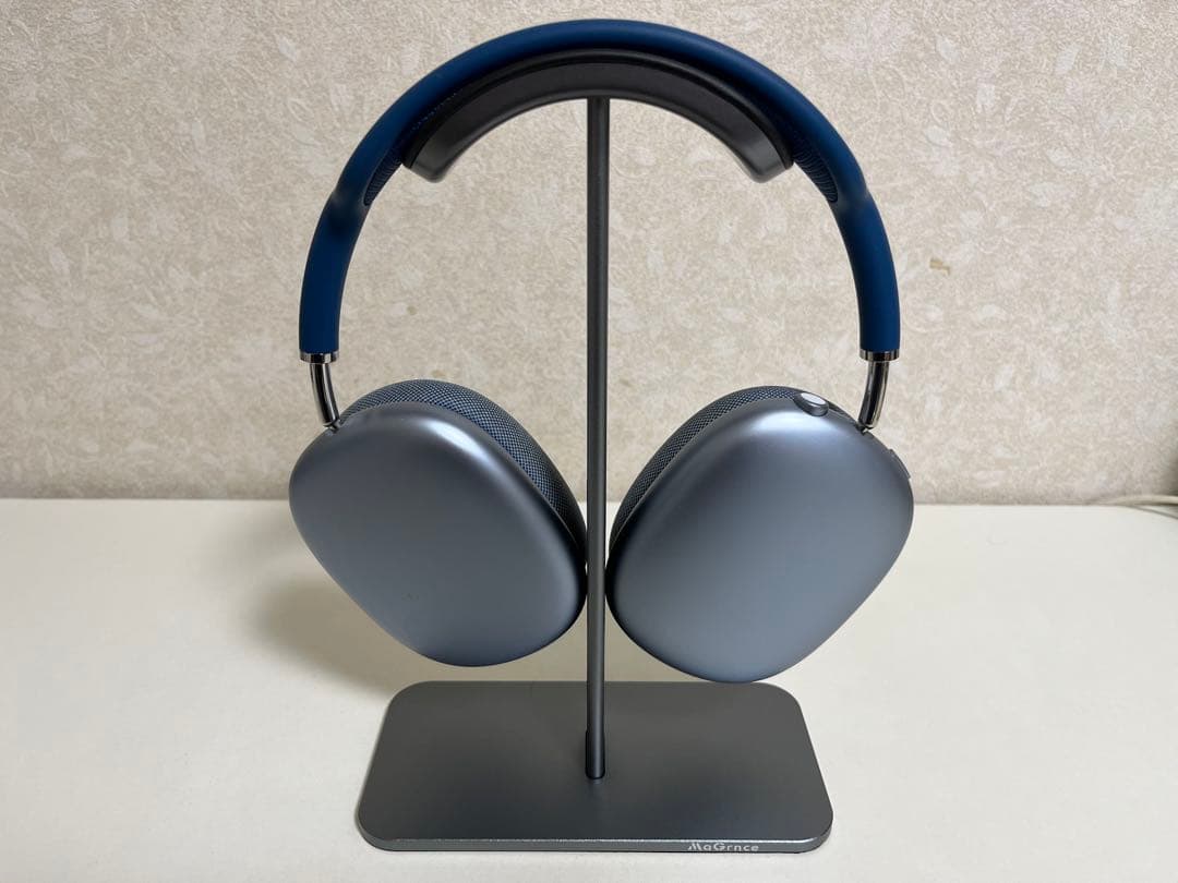 AirPods Max 第１世代 ブルー　スリープ機能スタンド付き