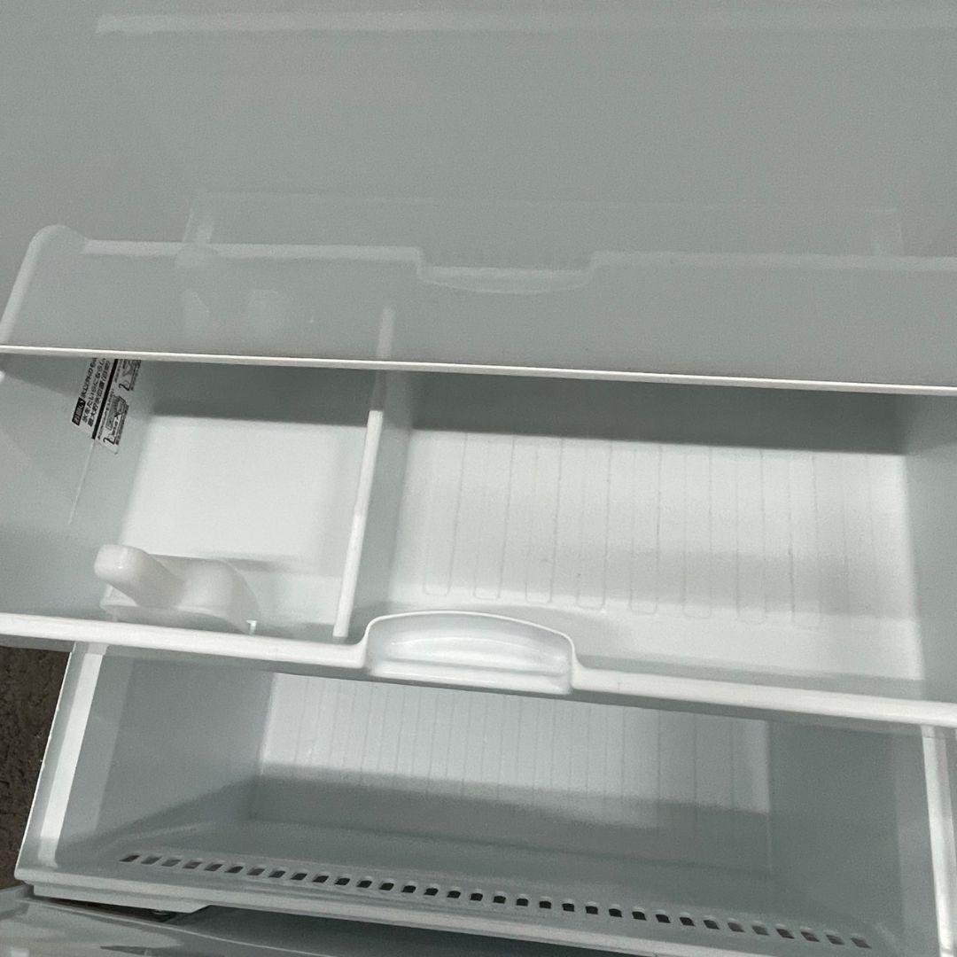 冷蔵庫　大型　設置無料　363ℓ　自動製氷　安い　ガラスパネル　白　綺麗