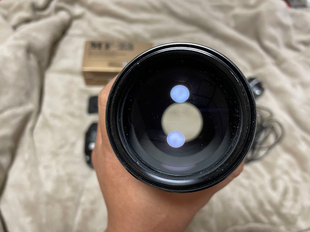 Nikon F4s + MF-23 MB-21 MC-12A 2レンズ