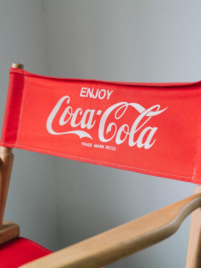 90's 非売品 coca-cola ディレクターズチェア ヴィンテージ レトロ