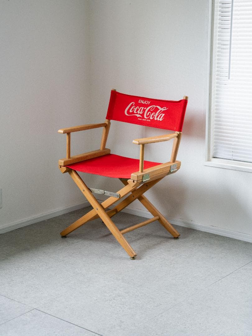 90's 非売品 coca-cola ディレクターズチェア ヴィンテージ レトロ