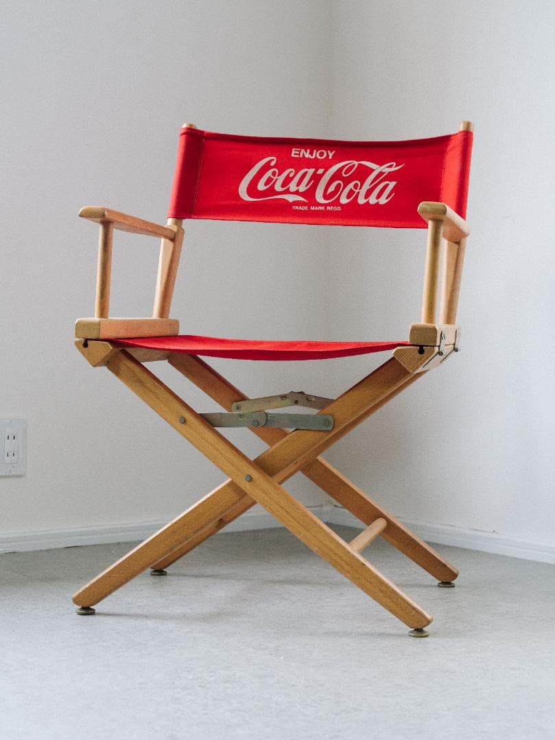 90's 非売品 coca-cola ディレクターズチェア ヴィンテージ レトロ