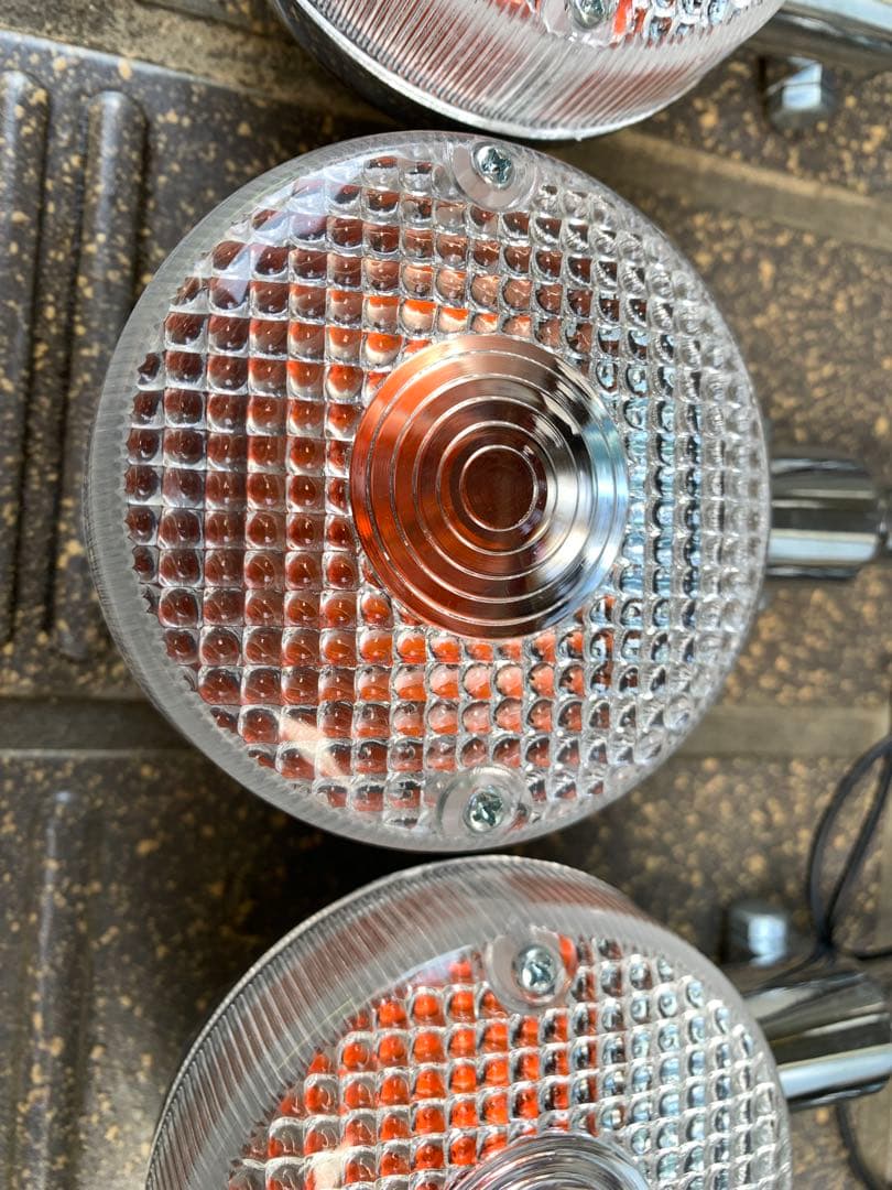 rz250 4l3 メッキウインカー　クリアレンズ