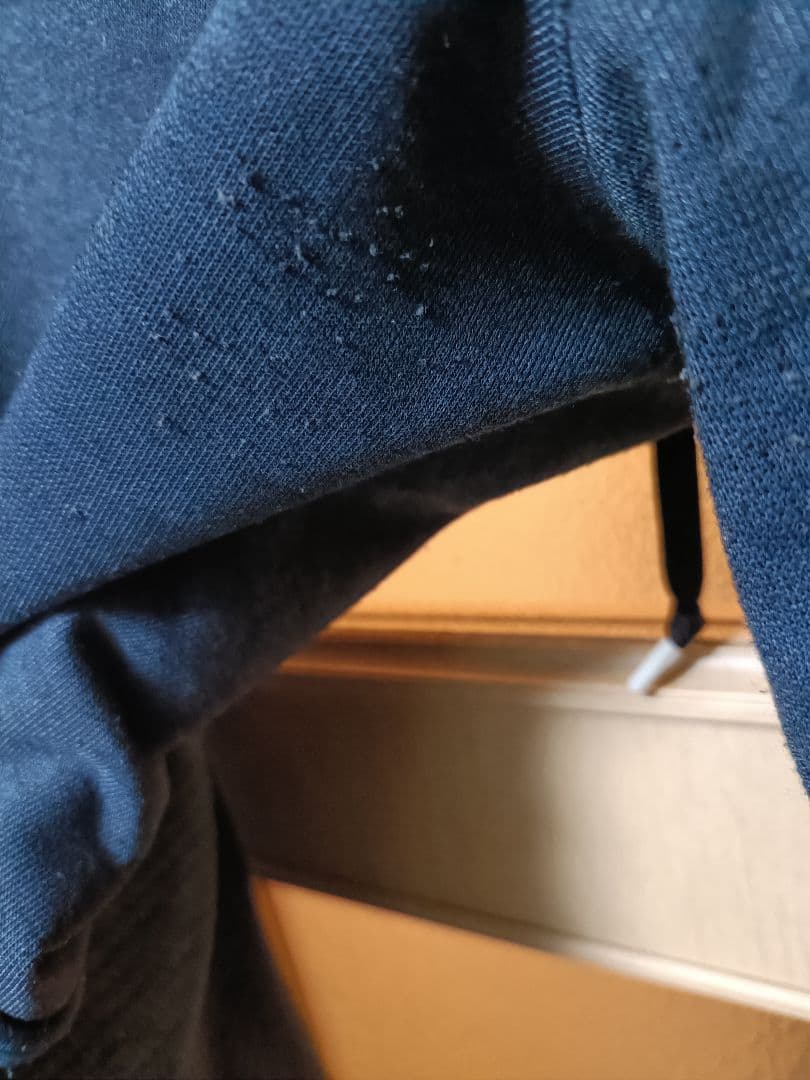 ONダークグレー ハイネックジャケット フード付きセットアップ