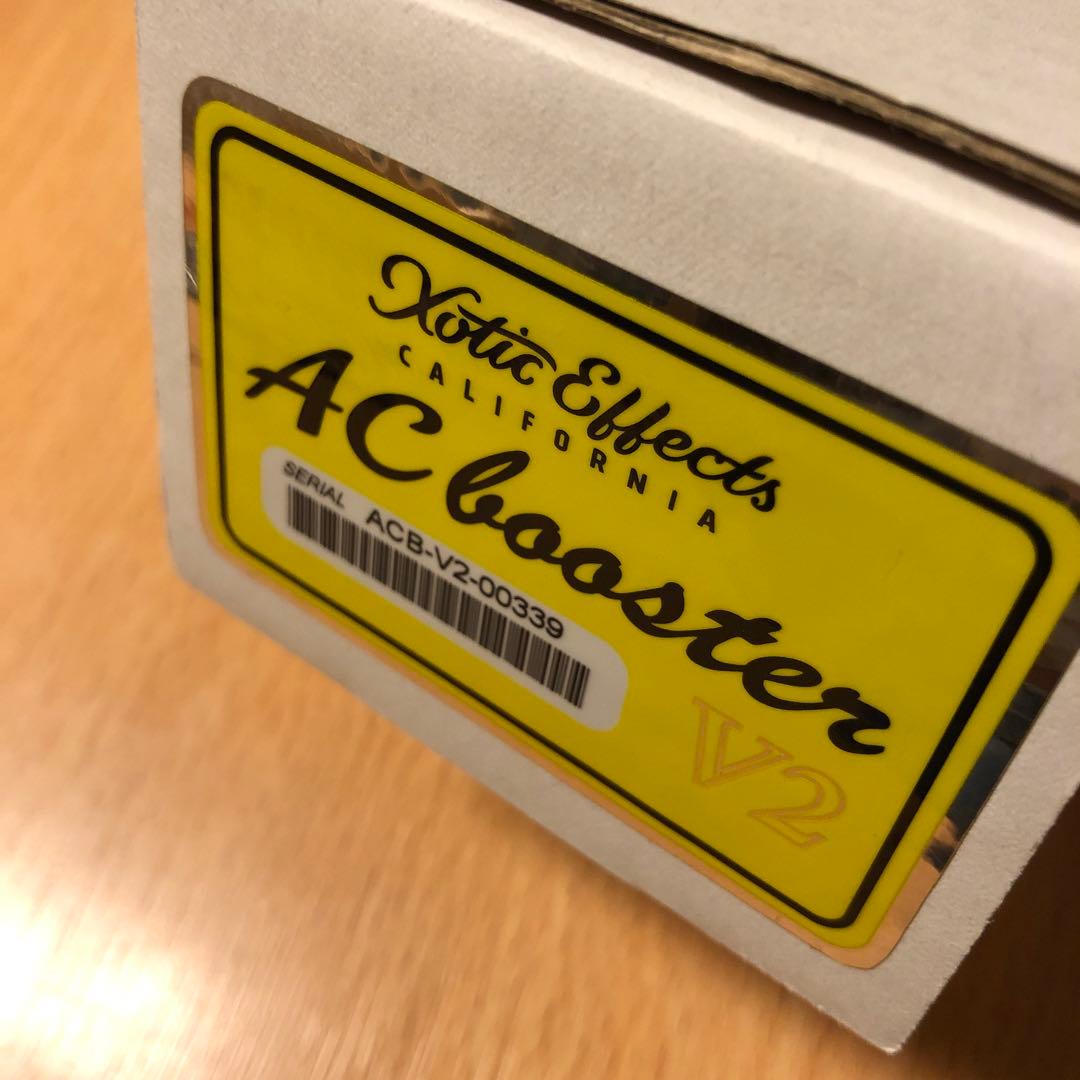 Xotic AC booster エキゾチック ブースター オーバードライブ