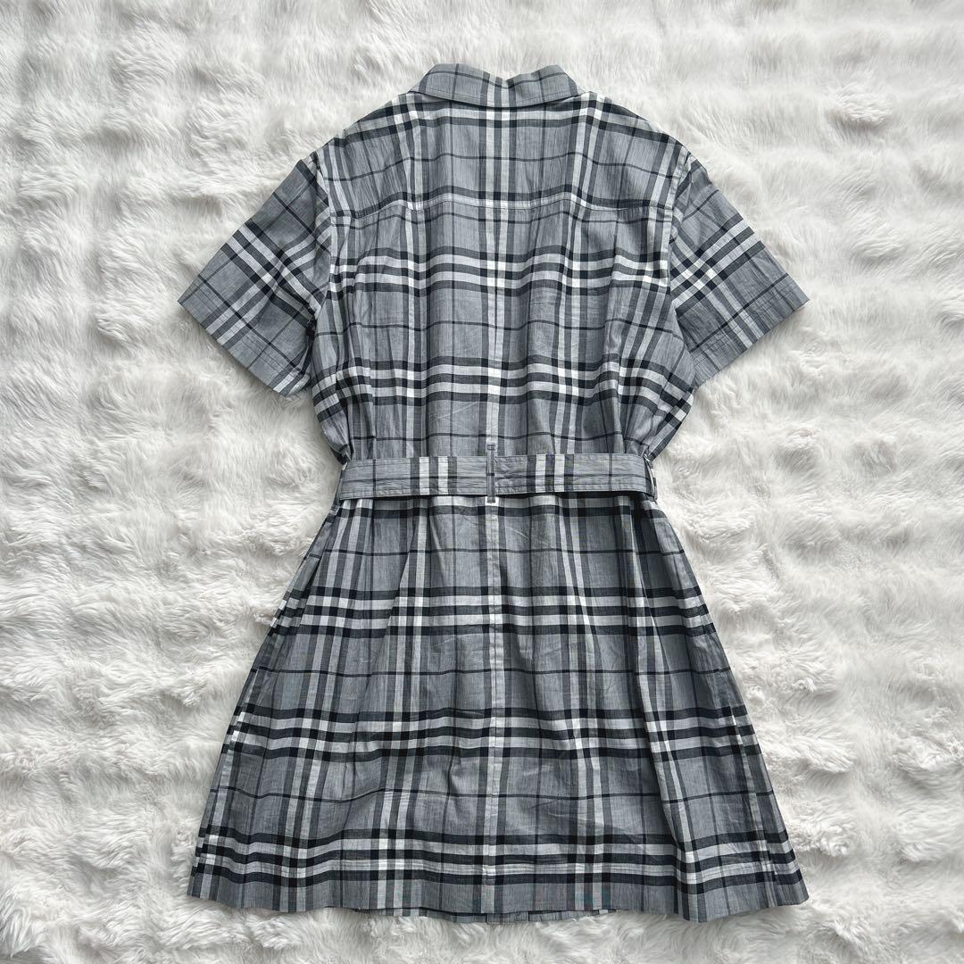 大きいサイズ44✨バーバリーロンドン★シャツワンピース ベルト　ノバチェック