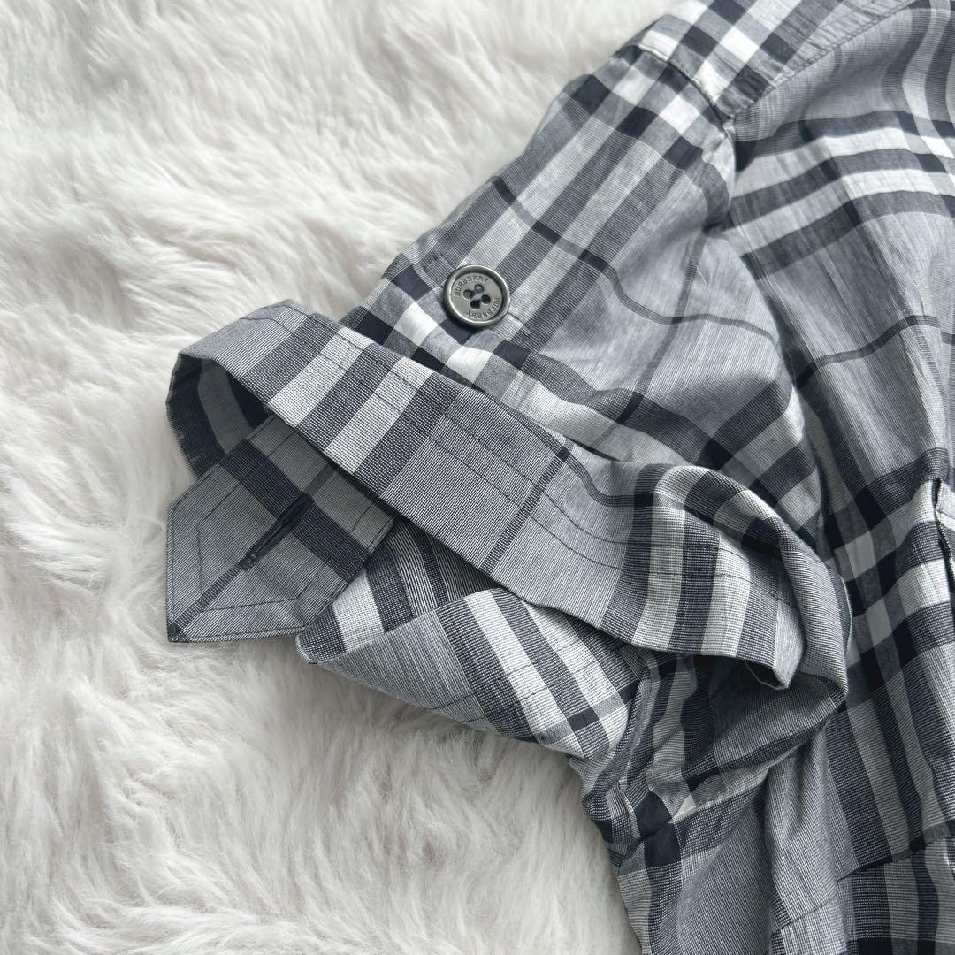 大きいサイズ44✨バーバリーロンドン★シャツワンピース ベルト　ノバチェック