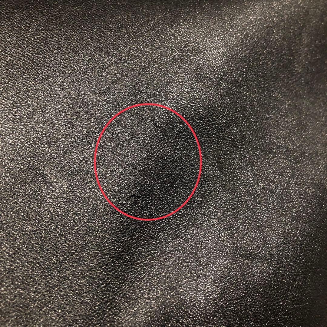 90s美品WIND ARMORラムレザーカーコート レザーコート羊革 本革 L黒