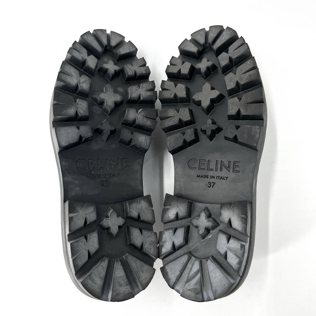 セリーヌ　ローファー　エディスリマン　バーガンディ　マーガレット　トリオンフ