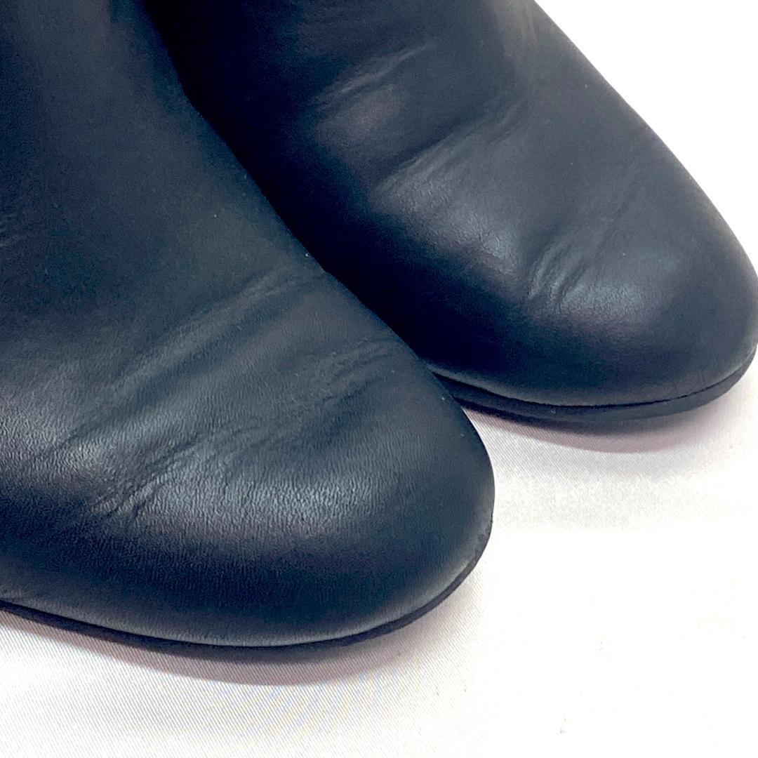 エムエムシックス メゾン マルジェラ ロングブーツ MM6 ブラック 37