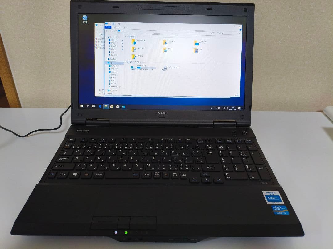 NECノートPCアダプター付 windows10 4GB SSD128GB