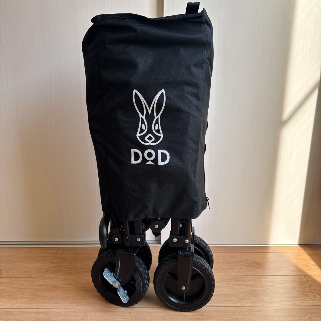 DOD フォールディングキャリーワゴン 黒　ブラック