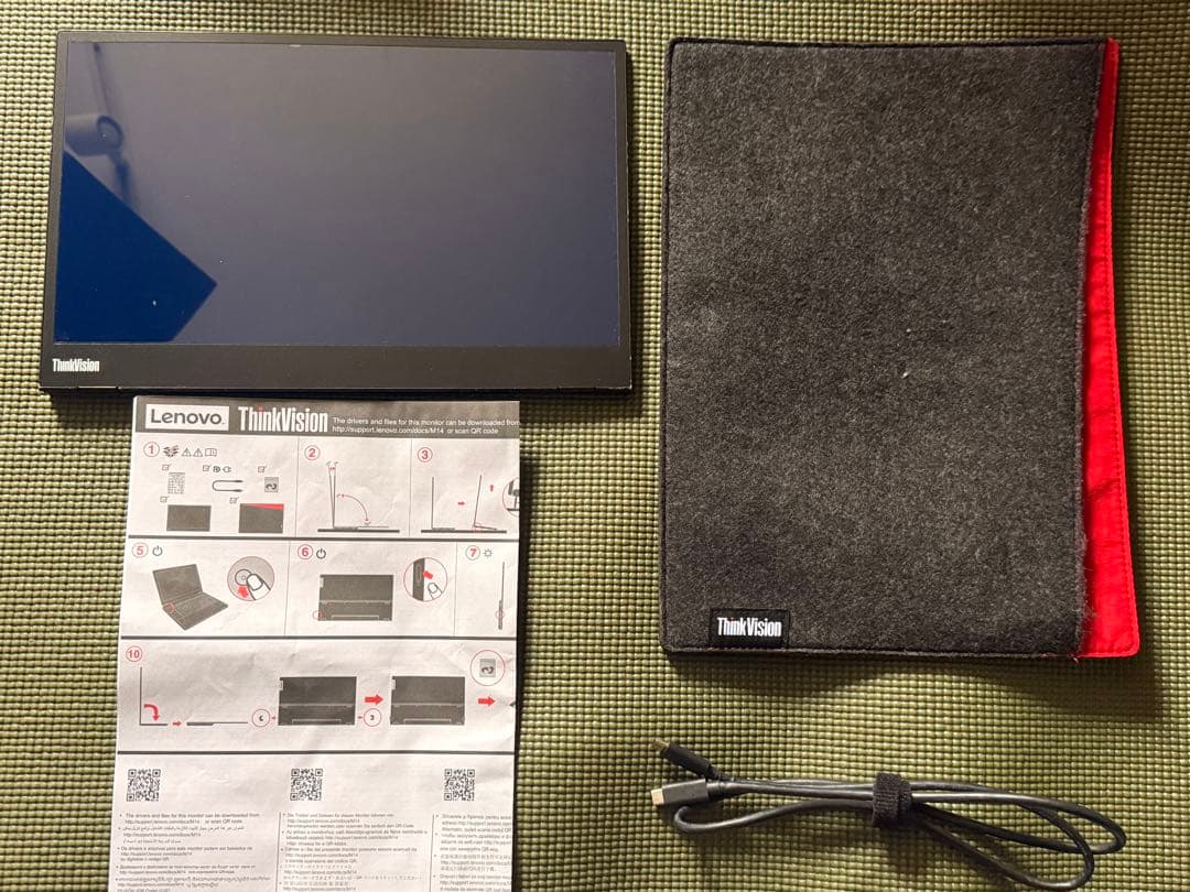 ThinkVision M14 モバイルモニター（持ち運び可能）