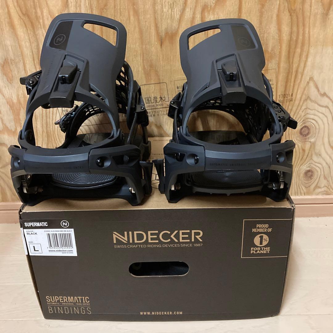 NIDECKER / SUPERMATIC L BLACK ステップイン