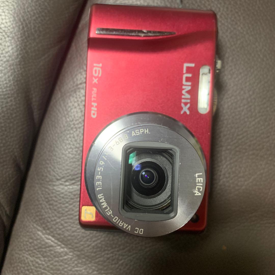 Panasonic DMC-TZ20 赤 デジタルカメラ