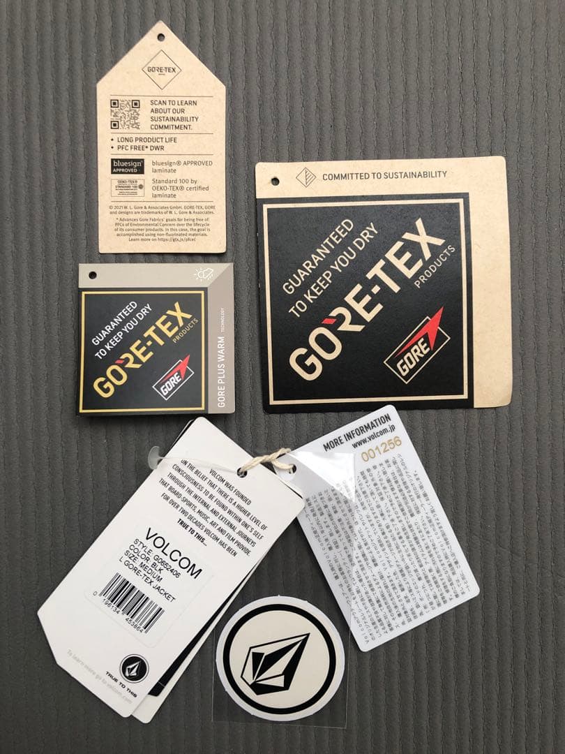 VOLCOM L-GORE-TEX ジャケット ブラック