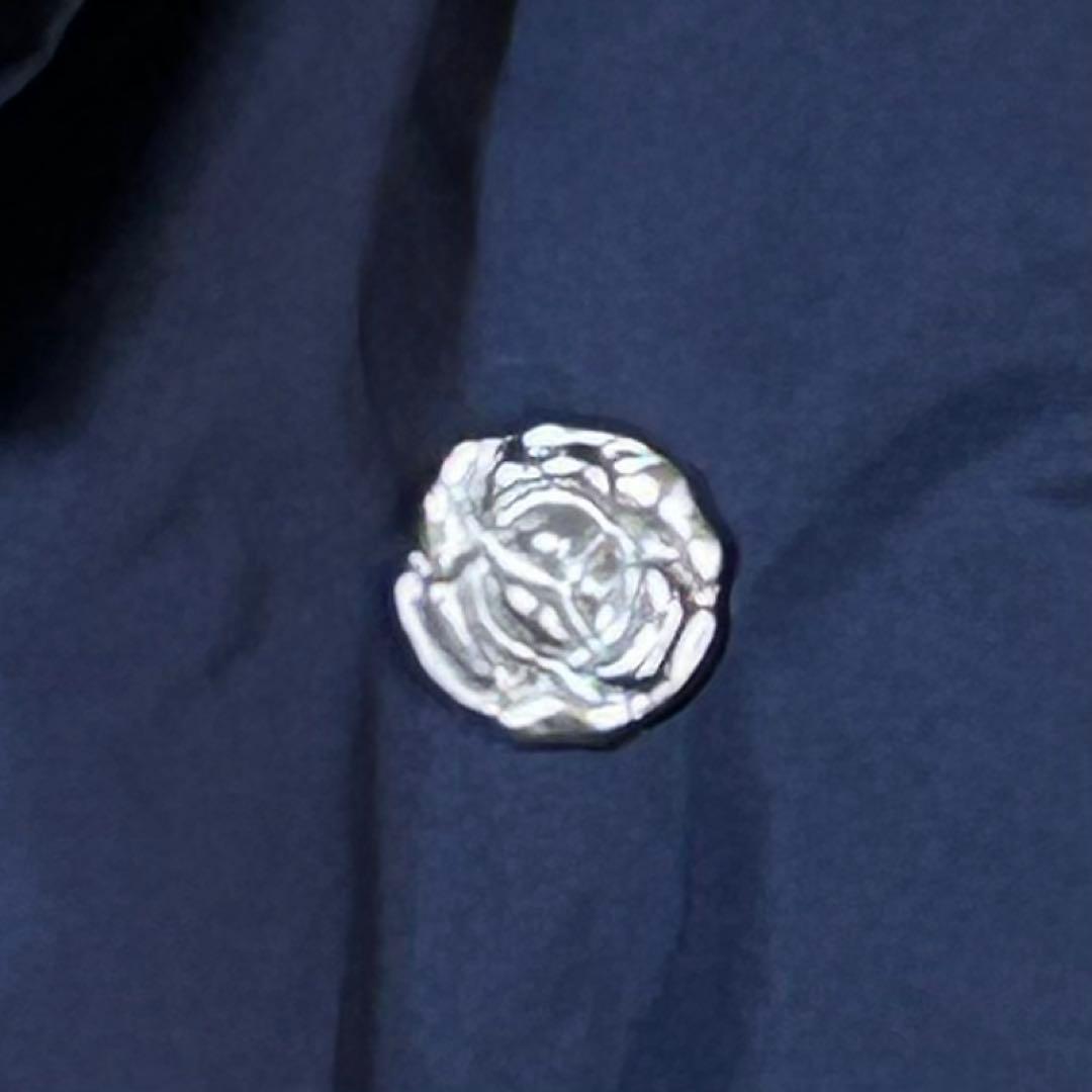 極美品　24/AW　インゲボルグ　ショールカラーダブル中綿コート　花型ボタン