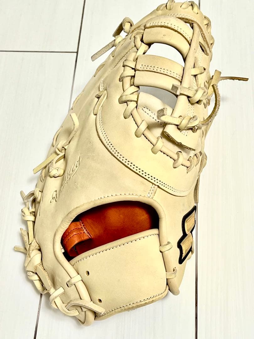 【美品】SSK プロエッジ　軟式　ファースミット　キャメル
