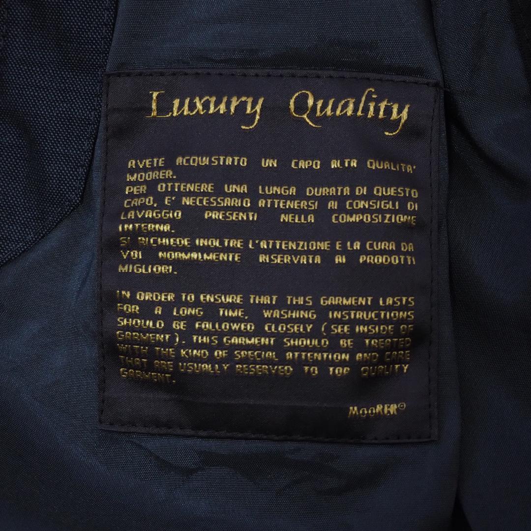 美品【最高級】ムーレー VANGI-KN シングルライダースナイロンジャケット