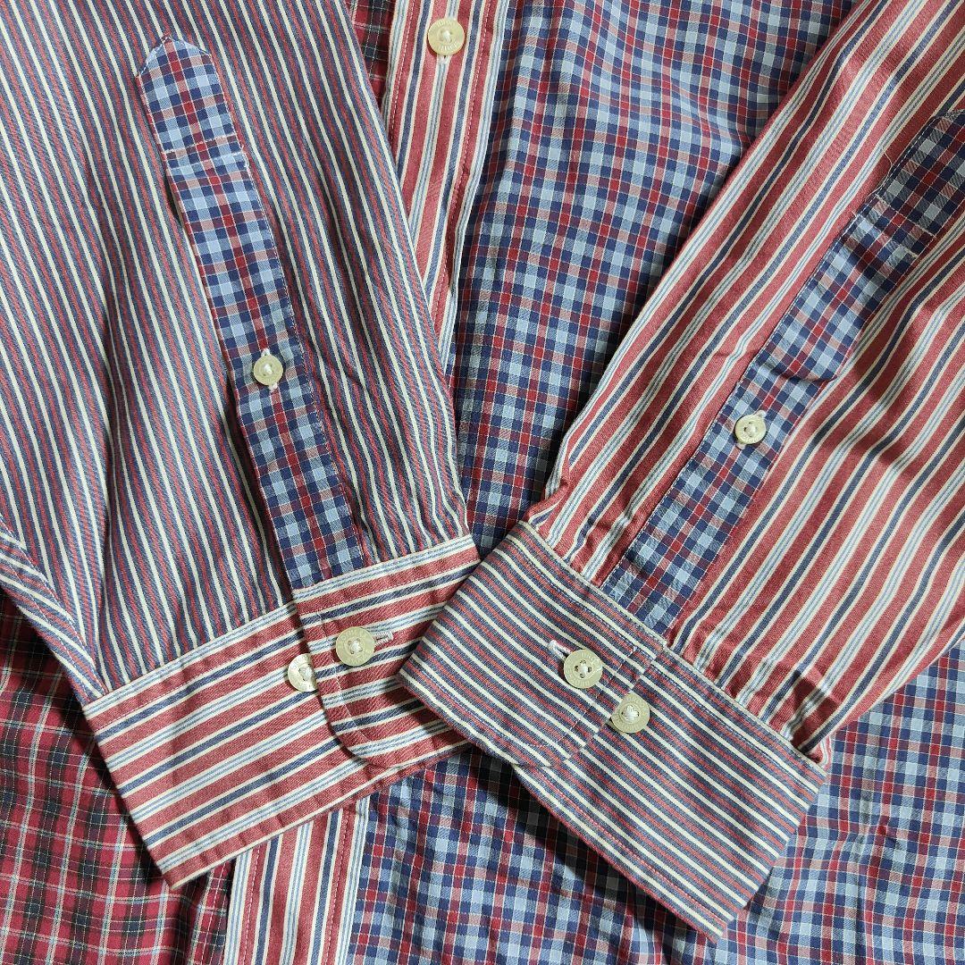 【BrooksBrothers】未使用品 B.D切替デザインシャツ
