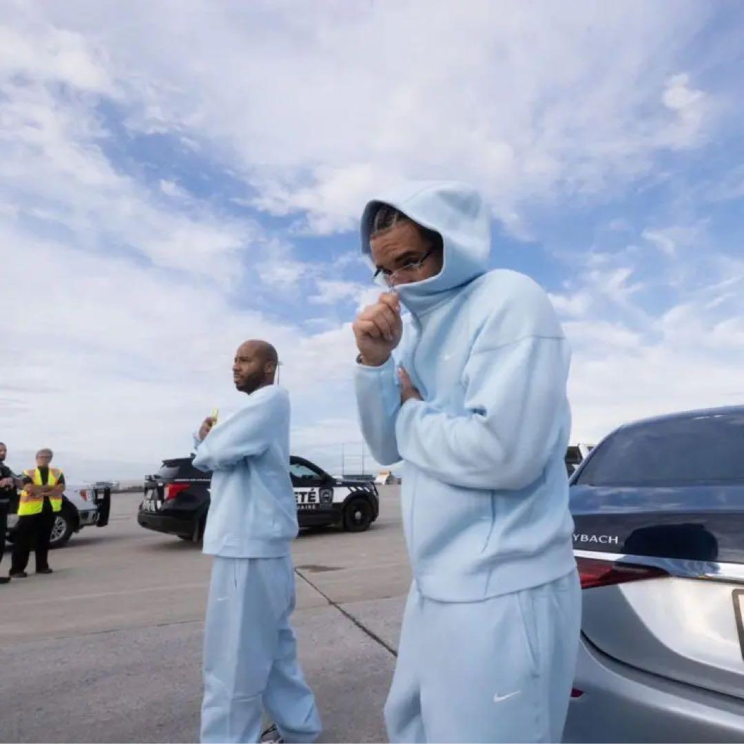 ［値下げ可能］nocta テックフリース　セットアップ　Sサイズ　ブルー