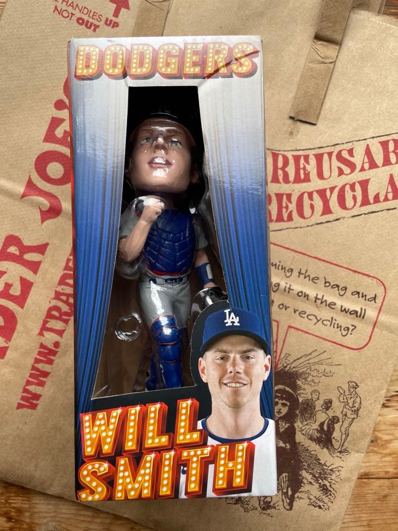 ロサンゼルスドジャース　ウィル・スミス ボブルヘッド フィギュア
