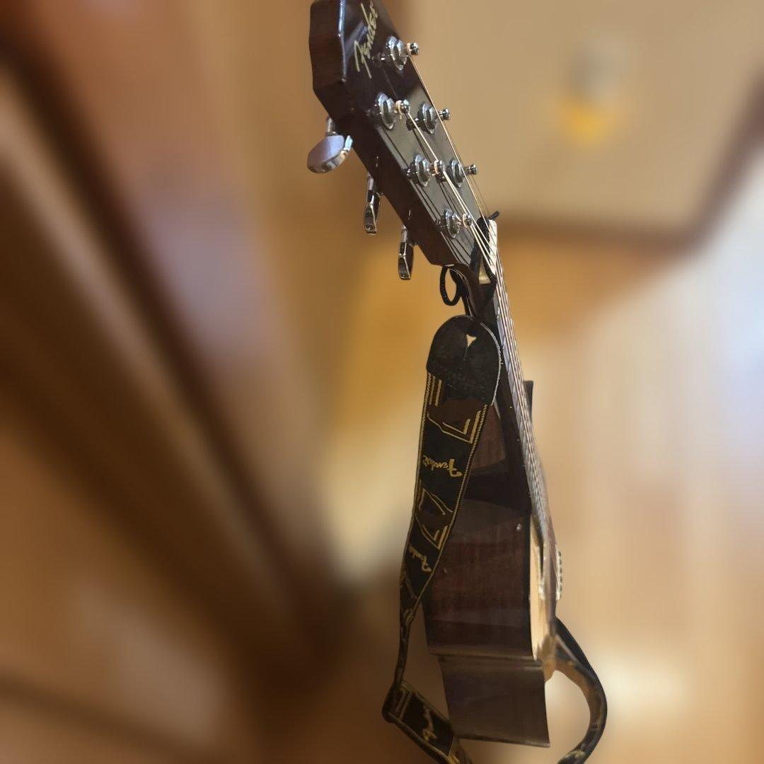 Fender CD-60 NAT アコースティックギター Fendeストラップ付