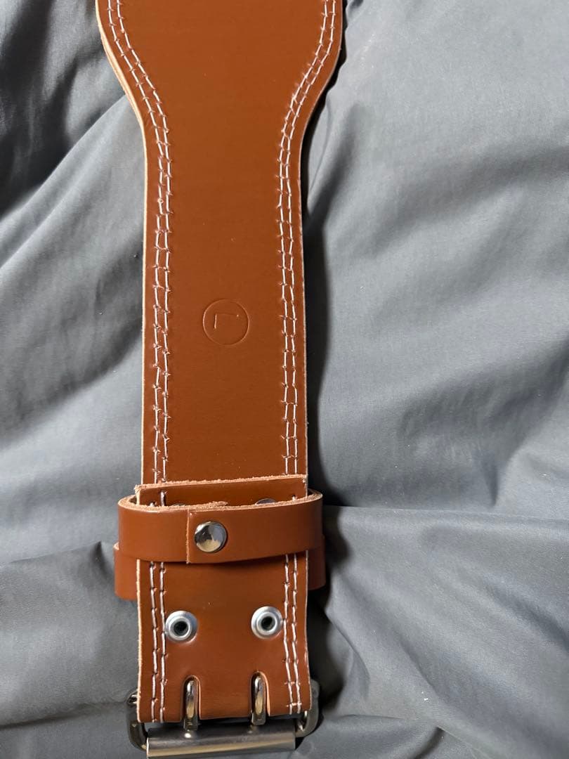 ゴールドジム(GOLD'S GYM) プロレザーベルト Lサイズ