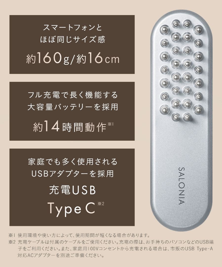 ★新品未使用★サロニアEMSリフトブラシ