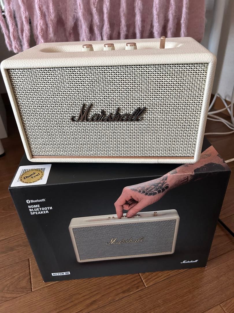 Marshall Acton III ワイヤレススピーカー アイボリー