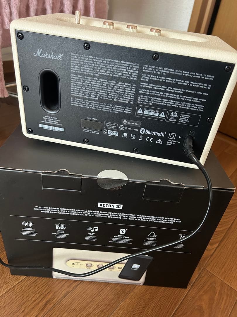 Marshall Acton III ワイヤレススピーカー アイボリー