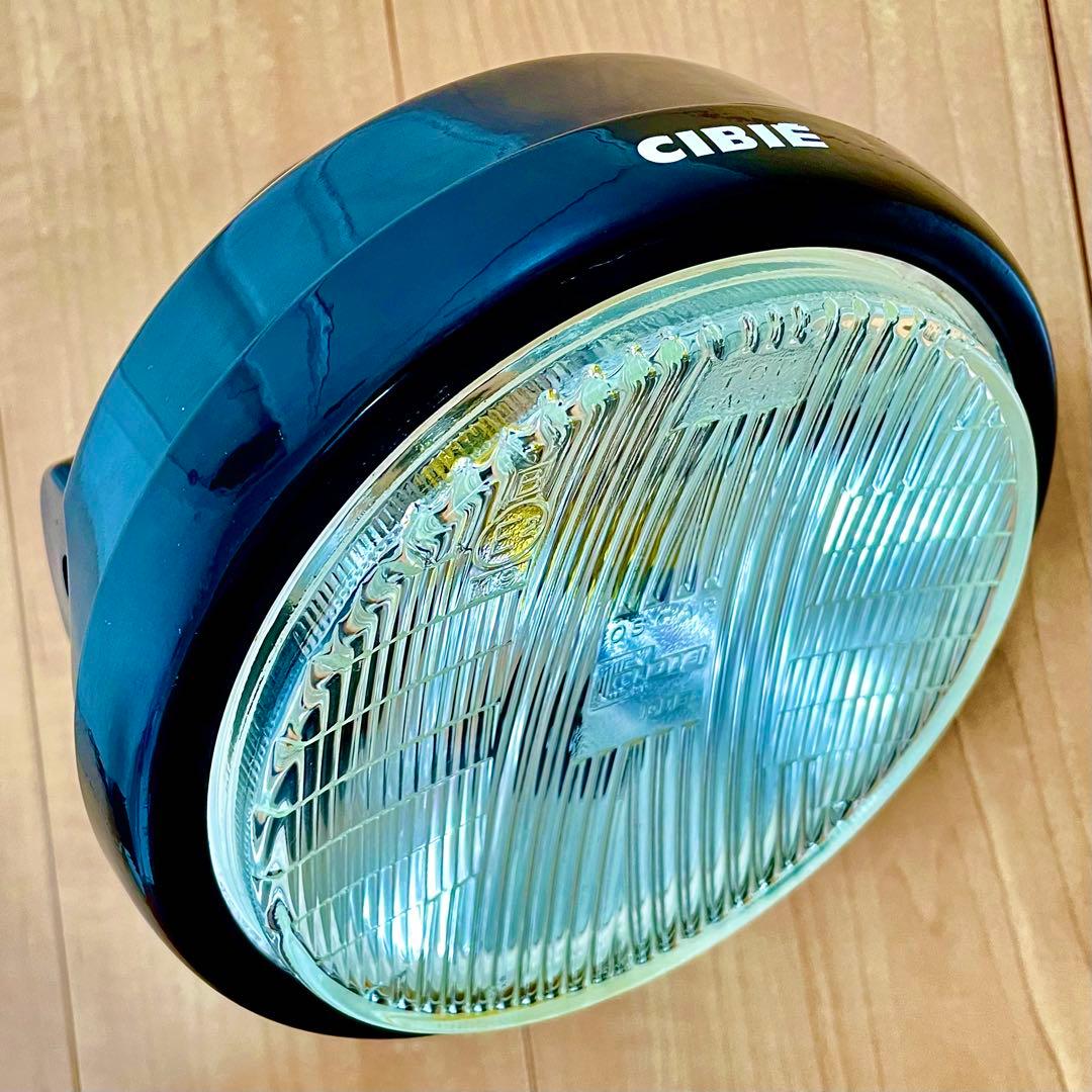 当時物 CIBIE シビエ 凹み ヘッドライト 160φ 極美品 CB250T
