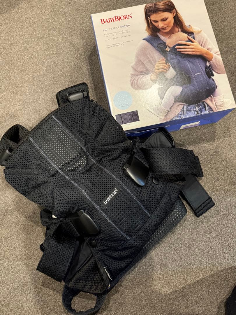 BabyBjörn 抱っこひも ONE KAI ブラック　ベビービョルン