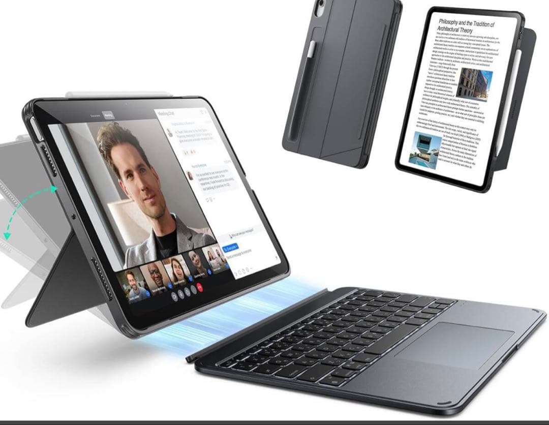 13インチ iPad AirWi-Fiモデル 256GB – キーボード付ケース