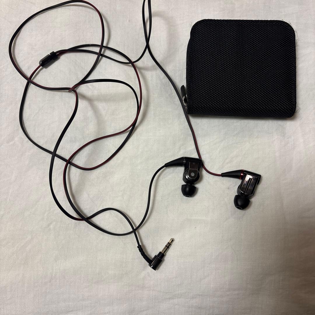 ソニー　SONY XBA-A2 有線イヤホン ブラック/レッド