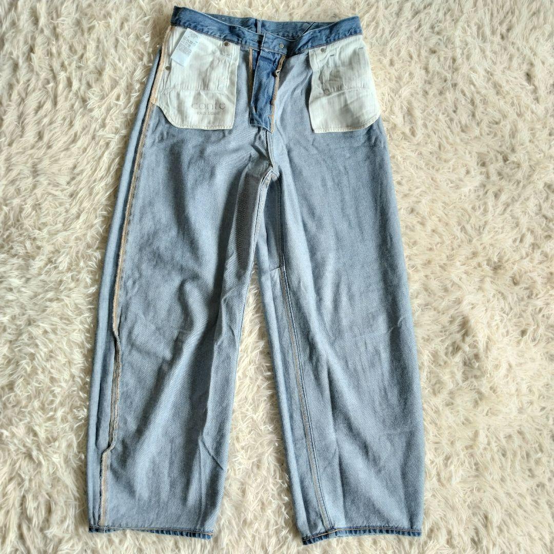 美品✨upper hights　アッパーハイツ　CONTE　バルーンデニム　25