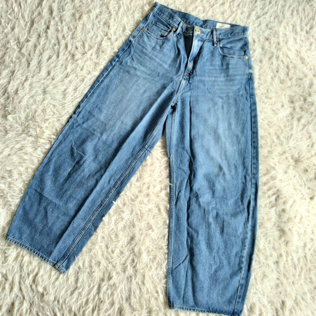 美品✨upper hights　アッパーハイツ　CONTE　バルーンデニム　25